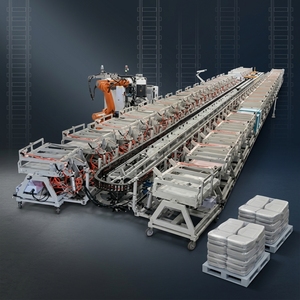 Sistema Automatico di Schiumatura Poliuretanica Circolare a 30+ Stazioni per Sedili Auto, Controllato da PLC, Certificato CE, per Produzione di Massa - Product Image 2