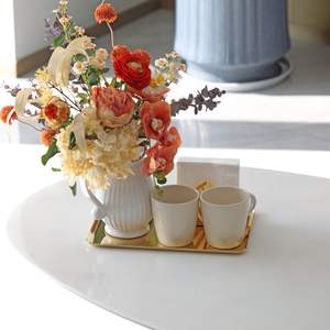 Plateau décoratif en aluminium polyvalent avec matériau de haute qualité, finition lisse et design élégant pour la maison, le bureau ou les événements - Product Image 5