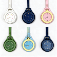 Gestalten Sie Ihr eigenes Logo & Co. Branding, trendige Herren-Quarz-Taschenuhr, modisches, lässiges Luxusdesign mit Lederarmband.