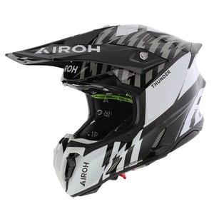 Casque tout-terrain Airoh Twist 3 Thunder Noir Blanc XL - Product Image 1