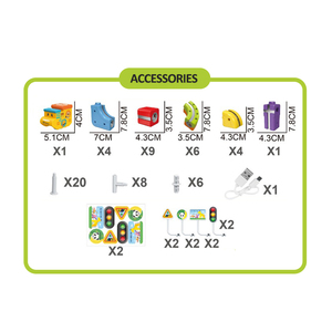 70 PCS Magnetic Rail Electric <b>Train</b> Set Flexible Race Track DIY Montessori Building <b>Kits</b> STEM Learning Toy for Boys Girls - Product Image 2