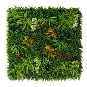 Panel de Pared Verde Artificial, Pared Vegetal Artificial Decorativa, Seto de Jardín para Interiores y Exteriores, Boda, Hogar, Estilo Moderno - Product Image 5