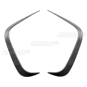 For 2016-2021 BMW F87 M2 Rear Bumper Canard Splitter Fin Cover Side <b>Wing</b> Spoiler Sticker Car Accessories Glossy <b>Black</b> Carbon - Product Image 2