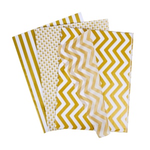Custom Design Wholesale Fancy Greaseproof <b>Wrapping</b> <b>Paper</b> Gold Foil Gift Packaging Tissue <b>Paper</b> - Product Image 1