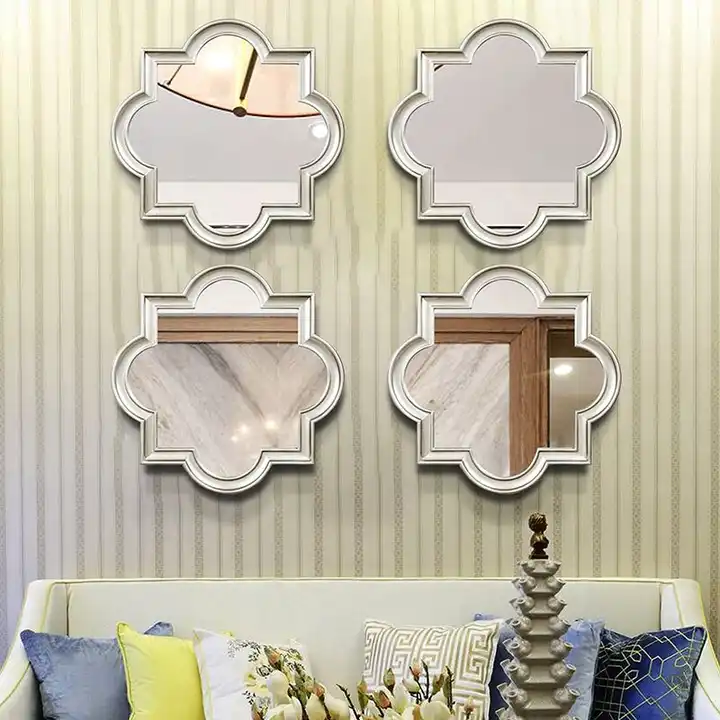  Small Wall Mirrors Decorative Living Room Set of 3