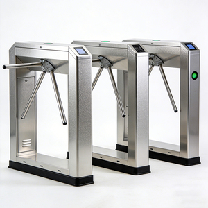 Tornello a tre bracci a mezza altezza per controllo accessi automatico, per pedoni, per ingressi e palestre - Product Image 1