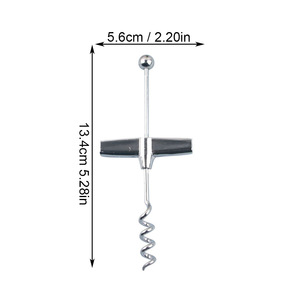 Stainless Steel Wine Opener Champagne Stopper Flat Shape Bottle Opening Tool For Wine Bottles - Product Image 4