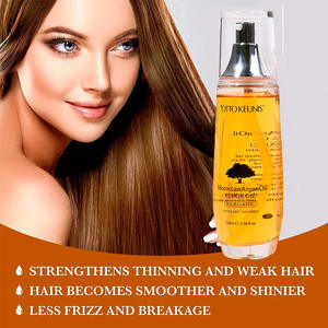 Fabricants de marque privée personnalisée au <span class=keywords><strong>monde</strong></span> meilleure huile capillaire d'argan marocaine OEM sérum d'huile capillaire réparatrice intensive organique en gros - Product Image 3