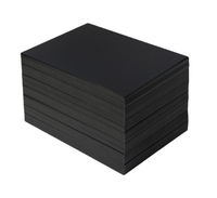 10 feuilles 0.5mm 1mm 2mm A4 carton papier panneaux de support carton noir carton boîte d'emballage carton papier