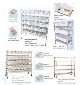 رف مختبر القوارض قفص الفئران الفولاذ المقاوم للصدأ مختبر رف أحواض تربية الماوس الرف - Product Image 6