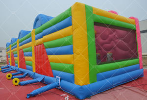 Toboggan gonflable pour enfants, unité de jeu gonflable imprimée ours, bâche en PVC commercial de 0,55 mm pour location de fêtes d'<span class=keywords><strong>anniversaire</strong></span> en extérieur - Product Image 2