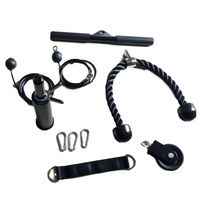 Système de poulie de fitness pour câble, accessoire de gym DIY réglable, équipement d'entraînement pour bras, biceps, triceps et mains