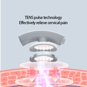 Pemijat leher elektrik, Tisu dalam, nirkabel, pemijat leher dengan panas untuk perawatan penargetan nyeri, daerah leher & bahu - Product Image 5