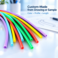 Tuyaux en silicone multicolores à section ronde et creuse, extrusion flexible personnalisée pour équipement industriel, fourniture OEM ODM