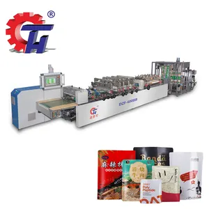 High Speed Automatic Three Side Sealing Zipper Stand Up Bag Making Machine Famus Brand Doypack Spouted Pouch Making Machine