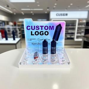 Expositor de mostrador LED de acrílico personalizado y extraíble para cigarrillos, tabaco, snuff y snus con imán y niveles del fabricante - Product Image 2