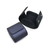Étui de rangement pour montres en cuir PU personnalisé pour hommes et femmes, boîte de rangement de voyage rigide portable avec intérieur doux