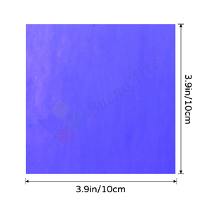 Lastra <span class=keywords><strong>di</strong></span> <span class=keywords><strong>Vetro</strong></span> Colorato Tradizionale Opale 10x10cm - Vari Colori, Resistente all'Acqua, Spessore 3mm, <span class=keywords><strong>Mosaico</strong></span> in <span class=keywords><strong>Vetro</strong></span> Tiffany per Hobby Artistici Fai-da-Te - Product Image 2