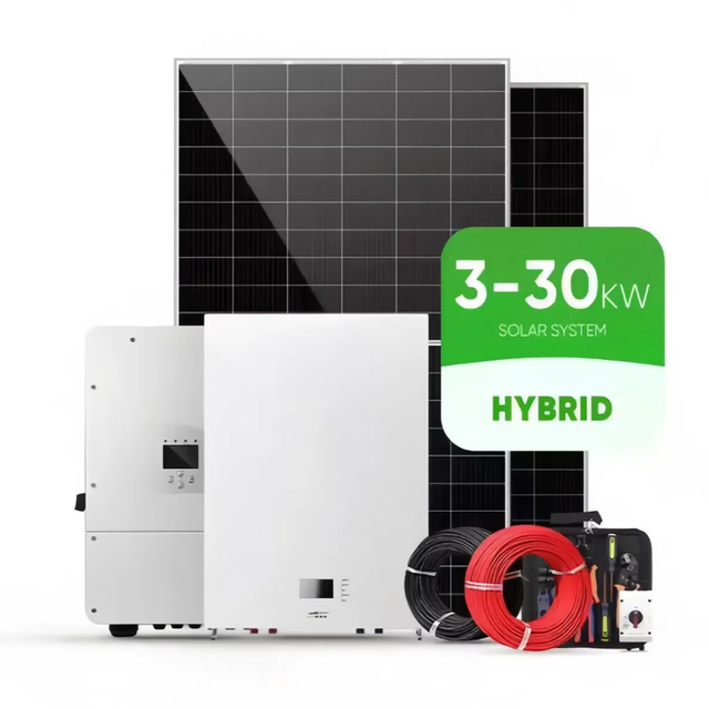 Home Solar Energy Systems 5Kw 10Kw 15Kw 20Kw Solar System for House With Lithium Ion Battery