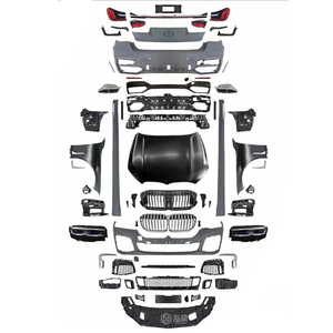 Kit carrosserie complet large pour <span class=keywords><strong>BMW</strong></span> Série 7 G11 G12 <span class=keywords><strong>730d</strong></span> M760 2016 <span class=keywords><strong>2017</strong></span> 2018, pare-chocs avant et arrière, mise à niveau LCI M Sport - Product Image 3