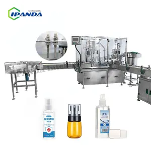 Automatic High Speed Piston Detergent Body Wash Shampoo 10ml PP Plastic Glass Small Bottle Filling Sealing Machine