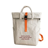 Sac à dos d'affaires personnalisé en papier DuPont, cadeau d'entreprise, sac à dos imperméable de grande capacité pour ordinateur portable avec doublure en toile