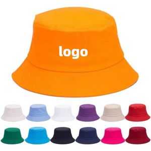 Sombreros de Pescador para Niños, Unisex, Personalizados con Logotipo Bordado, de Algodón, Protección Solar, para Exteriores - Product Image 1