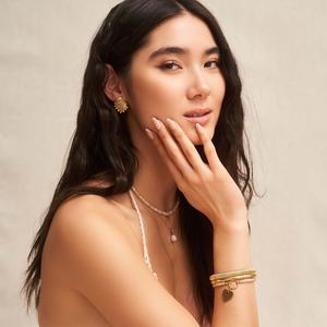 Collar de Perlas con Cadena Suelta Básica DIY de Acero Inoxidable Estilo Europeo-Americano, Cuerda de Mano de Color y Pulseras de Hilo de Moda en Color Oro 18K - Product Image 4