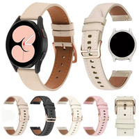 Gelang Kulit Sintetis 20mm dengan Gesper Pin, Desain Sport Loop untuk Garmin Vivoactive 5/3/3t Smartwatch
