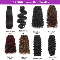 Paquetes de Cabello Humano Brasileño Crudo al por Mayor, SDD (Super Double Drawn) con Cutícula Alineada, Liso, Doble Trama