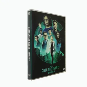 Chicago Med Season 8 Latest DVD Movies 5 Discs Factory Wholesale DVD Movies TV Series Cartoon CD Blue Ray Free Shipping
