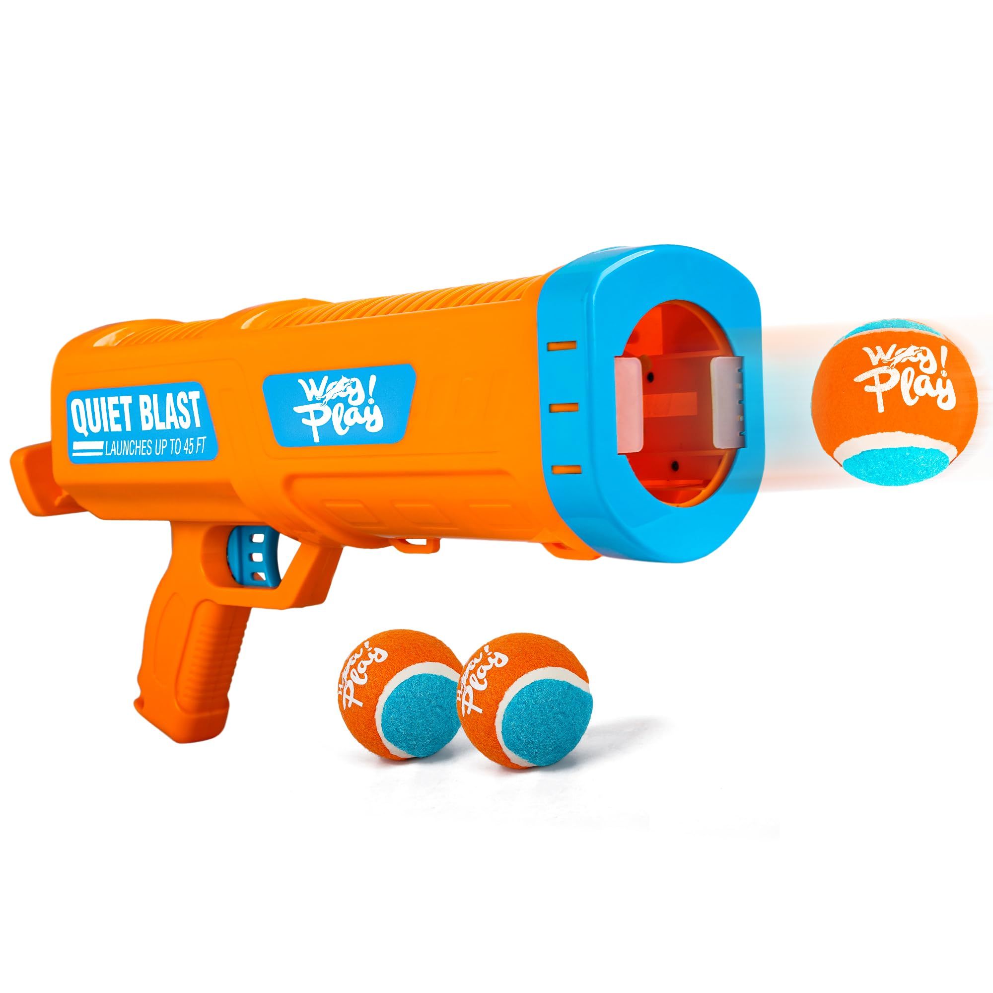 Tennis Ball Blaster (Orange+Blue)
