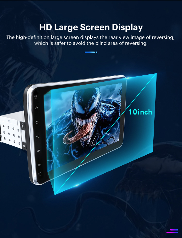 10inch Universal 1 Din Car Multimedia Player Touch Screen Autoradio Stereo Video GPS WiFi Auto Radio Android Video Player