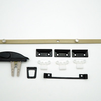 Ensemble complet d'accessoires de quincaillerie Zhenjian pour ouvre-fenêtre latéral de style américain avec mécanisme de verrouillage à deux points