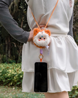 Cureplaneta Baby Three - Lanière de téléphone portable, boîte mystère pour collection de pendentifs en PVC et peluches anime surprise