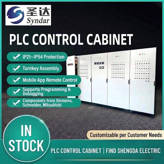 OEM ODM Industrial PLC Control Panel Low Voltage IP54 Dustproof Cabinet for Manufacturing Wastewater Power Distribution System