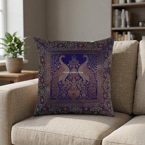 Wholesale Cushion <b>Covers</b> Indian Silk Brocade Pillow <b>Covers</b> - Product Image 4