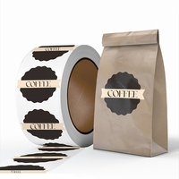 Impression d'étiquettes de café personnalisées d'étiquettes d'emballage personnalisables pour sacs de café