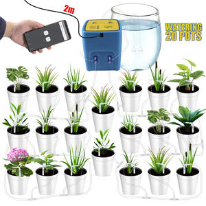 Dispositif d'arrosage automatique WIFI à double pompe, 20 pots, irrigation intelligente pour plantes d'intérieur et d'extérieur, système d'arrosage goutte à goutte, télécommande - Product Image 4