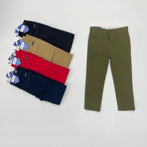 En stock, pantalons pour enfants quatre saisons, pantalons décontractés amples, pantalons chino colorés pour adolescents, garçons, enfants, mode - Product Image 1