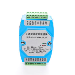 Módulo de Adquisición de Datos de Señal de Termopar RS232 OEM, 8 Canales, 1W, Modbus RTU RS485, Riel DIN de 35mm, Transmisión de Energía Eléctrica - Product Image 2