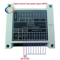 Module de relais de commutateur IO sans fil 8CH 433M Lora Remote Controller Feedback pour Smart Home PTZ