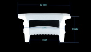 Bande lumineuse <span class=keywords><strong>LED</strong></span> étanche IP68 avec gaine en silicone cuivre, design incurvé, plusieurs températures de couleur - Product Image 2