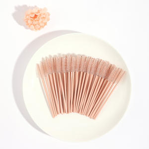 Spazzola monouso in plastica per ciglia Mascara spazzola per ciglia Private Label extension ciglia pennelli per la pulizia delle ciglia - Product Image 2