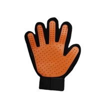 Gants de toilettage pour animaux de compagnie en silicone personnalisés pour chat et chien, pour massage, élimination des poils et nettoyage