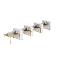 Panneau d'intimité pour table de travail d'employé, armoire sur pied, mobilier de bureau pour équipe, poste de travail en open space