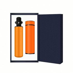 Ensemble promotionnel parapluie, tasse isotherme et bouteille d'eau, personnalisable avec logo et couleur, pour hommes et femmes, en polyester, cadeau de Noël - Product Image 2