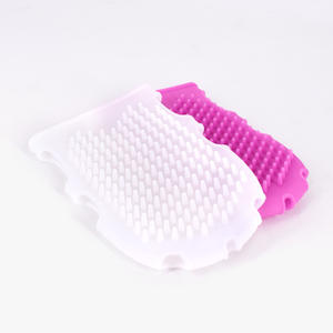 Luva De Massagem De Silicone Removedor De Celulite Aumentar A Circulação Sanguínea Escova Luvas Esfoliação - Product Image 5