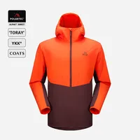 Polartec Alpha Direct polaire automne unisexe veste col montant tissé solide motif fermeture éclair pour la chaleur extérieure