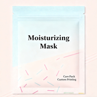 Masque de soin de la peau Case Pack 3 Side Seal Skincare PE PET 1oz Cosmetic Beauty Sample Pouch